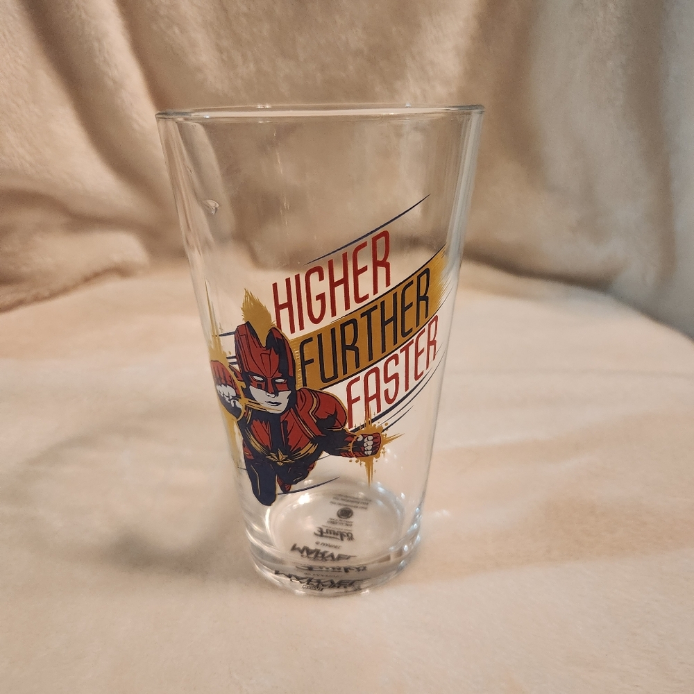 Funko Captain Marvel Pint Glass Cup